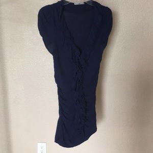 Navy blue papaya dress